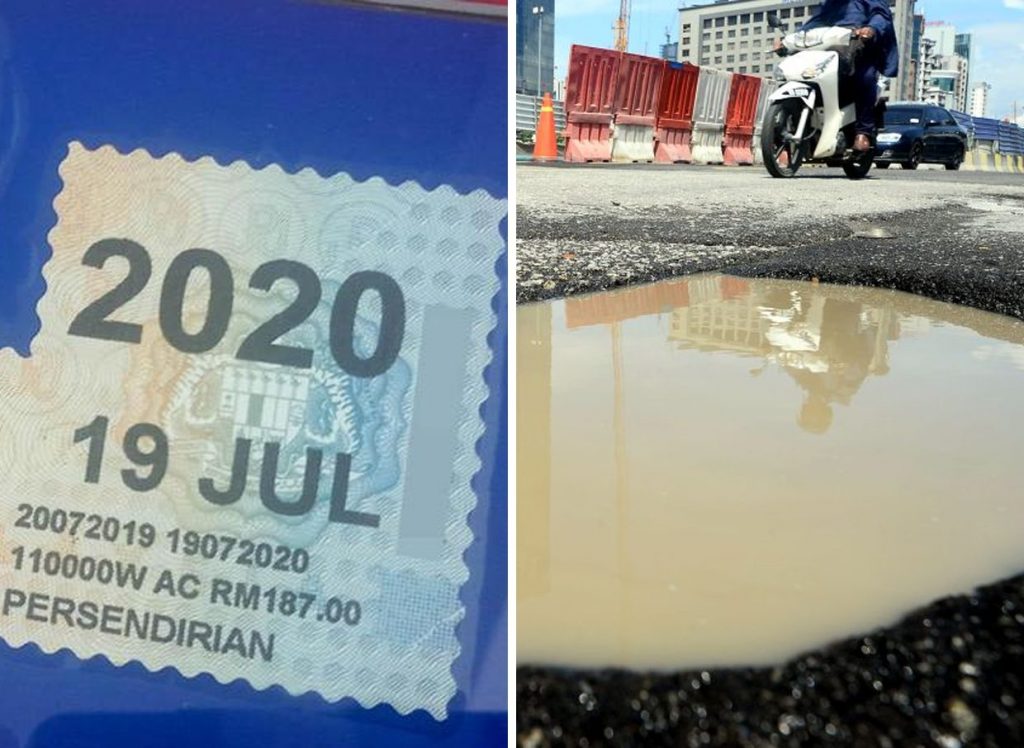 Did you know road tax paid to JPJ doesn't go towards road maintenance